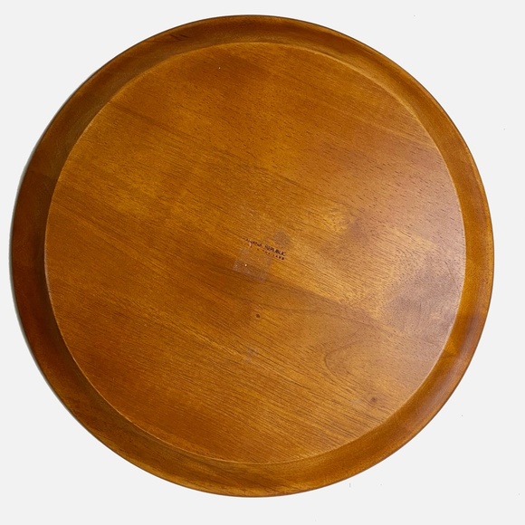 Banana Republic Plate Charger Teak Wood Finish - Picture 7 of 12